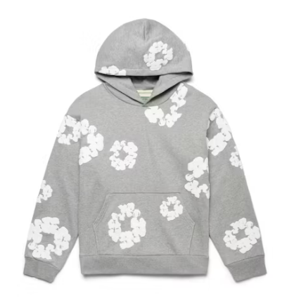 Denim Tears Cotton Wreath Hoodie – Heather Grey