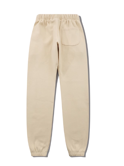 Essentials Relaxed Sweatpants - Cream Beige (Relaxed Fit)