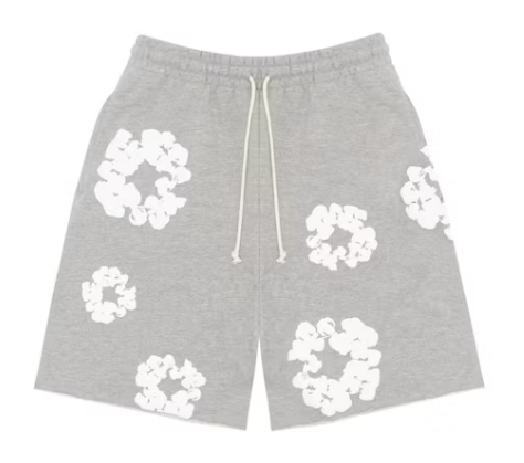 Denim Tears Cotton Wreath Shorts – Heather Grey