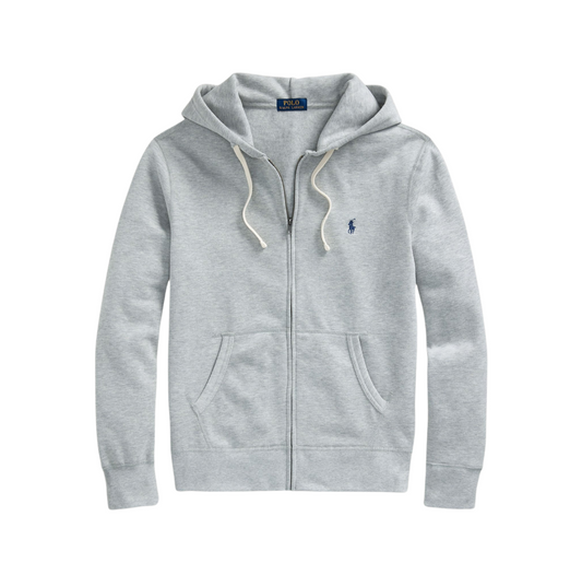 Ralph Lauren Zip-Up Hoodie - Grey